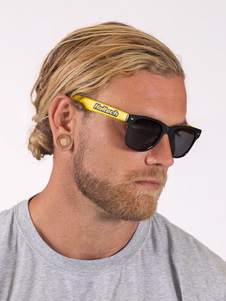 Haltech Sunglasses Black and Yellow, Merch - HT-309036