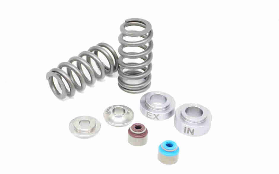 Kelford Cams Honda K20C Beehive Spring, Ti Retianer and steel seat kit - KVS279-BT - Kelford Cams Camshafts & Accessories