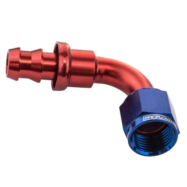 Proflow -12 90 Deg Pushlock Hose End