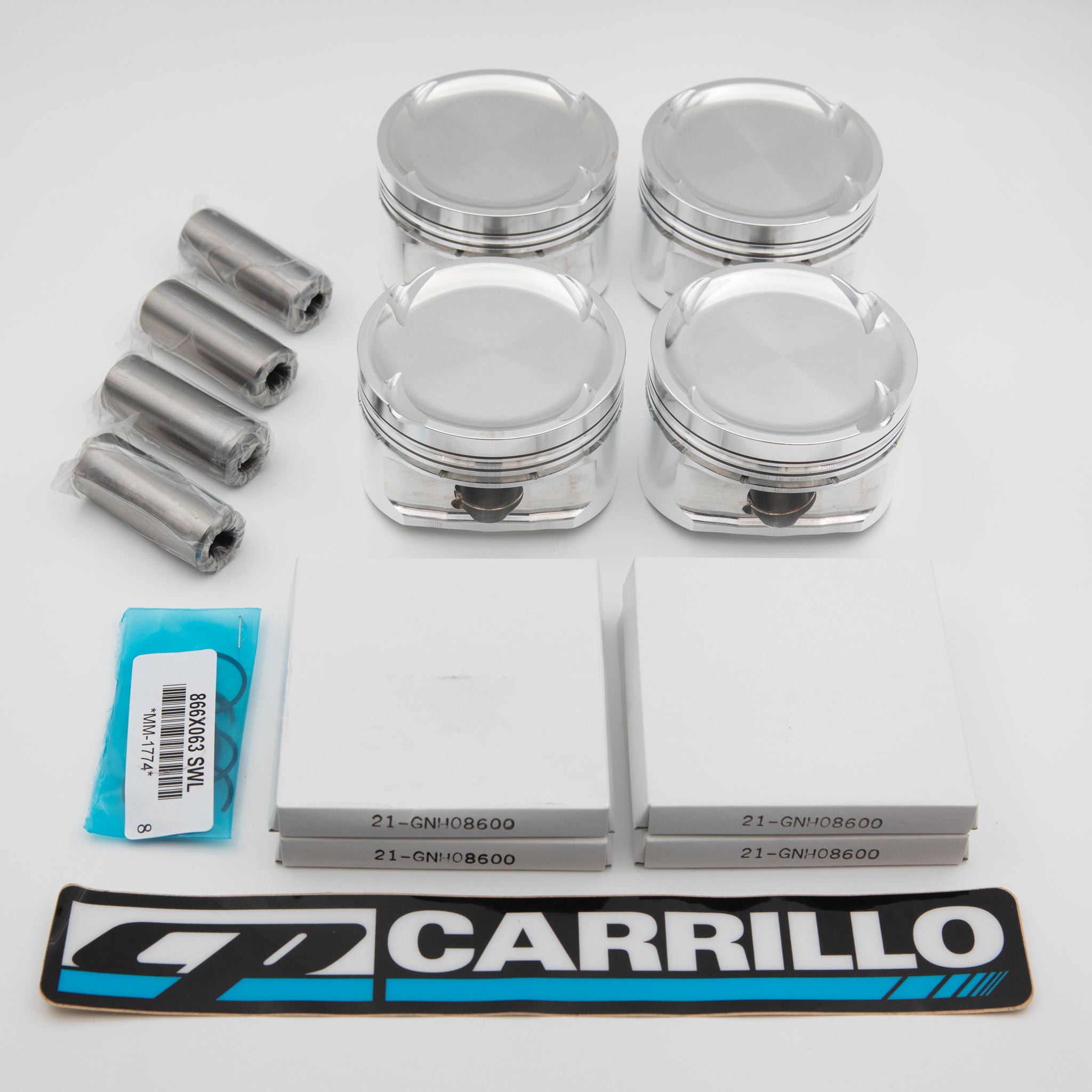 CP 4G63 EVO Pistons 1mm OS 8.5:1 CR SC7230