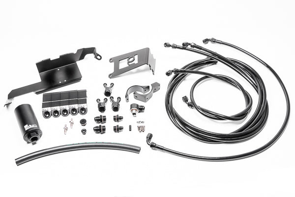 Radium Engineering Fuel Hanger Feed Kit Nissan R35 Gt-R Stainless - 20-0851-03 - Radium Fuel Hose Kit