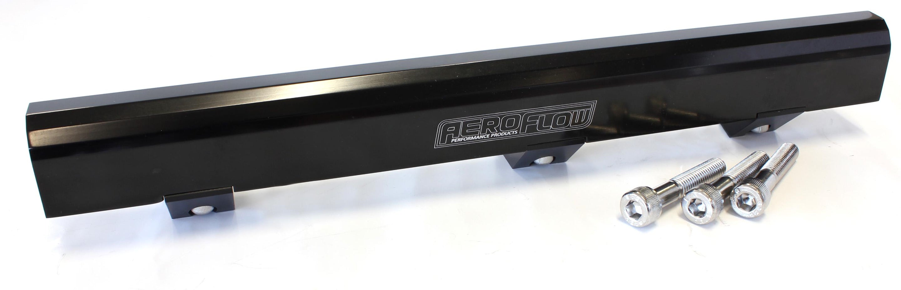 Aeroflow Billet Fuel Rail - 4G63 EVO 1-3 - Black - AF64-2078BLK - Aeroflow Fuel Rail