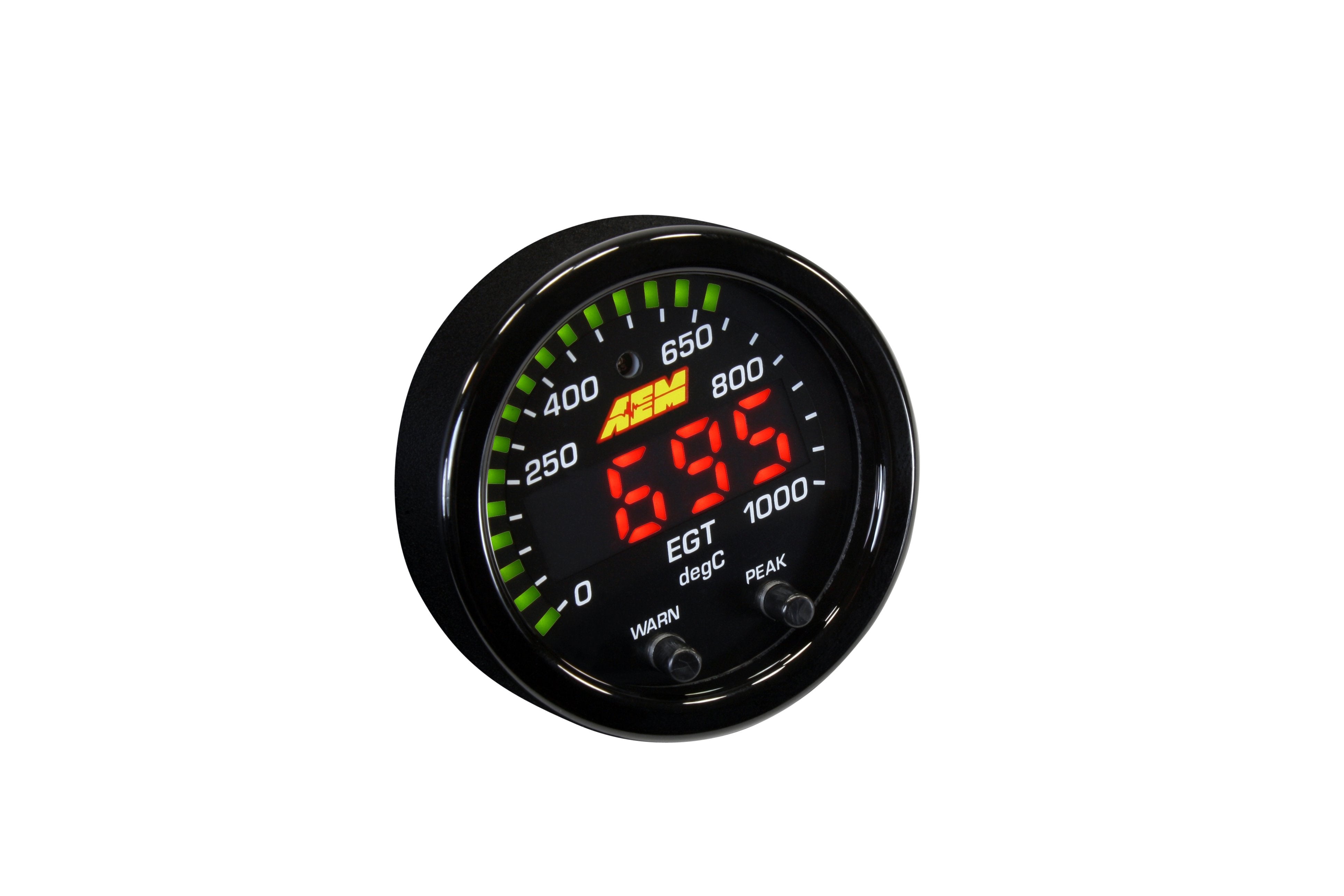 AEM X-Series Digital Exhaust Gas Gauge 0-1800F / 0-1000C - 30-0305
