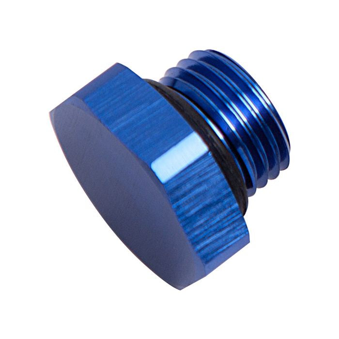 Aeroflow ORB Port Plug -10AN Blue
