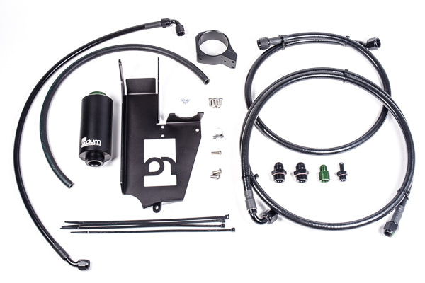 Radium Fuel Hanger Plumbing Kit,?EVO 7-8-9,?Stainless Filter - 20-0376-03 - Radium Fuel Hose Kit