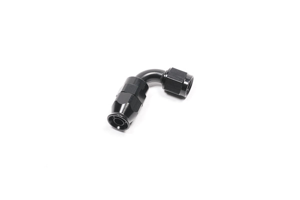 Radium 6AN Hose End, 90 Degree, Ptfe, Black - 14-0633 - Radium AN Fitting