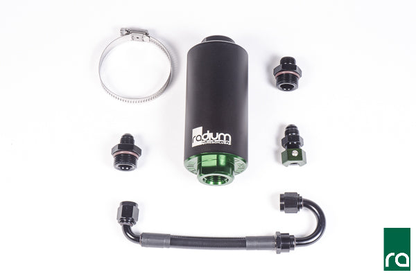 Radium Fuel Filter Kit, Porsche 996/997.1 Awd, Stainless, 10 Micron - 20-0347-03