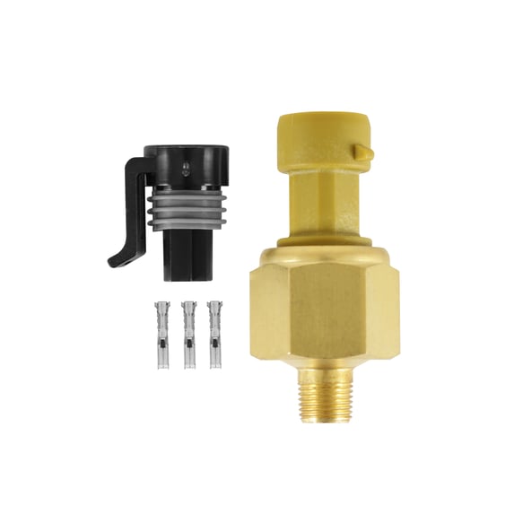 AEM 150PSI Brass Fuel/Oil Pressure Sensor 1/8" NPT - 30-2131-150 - AEM General