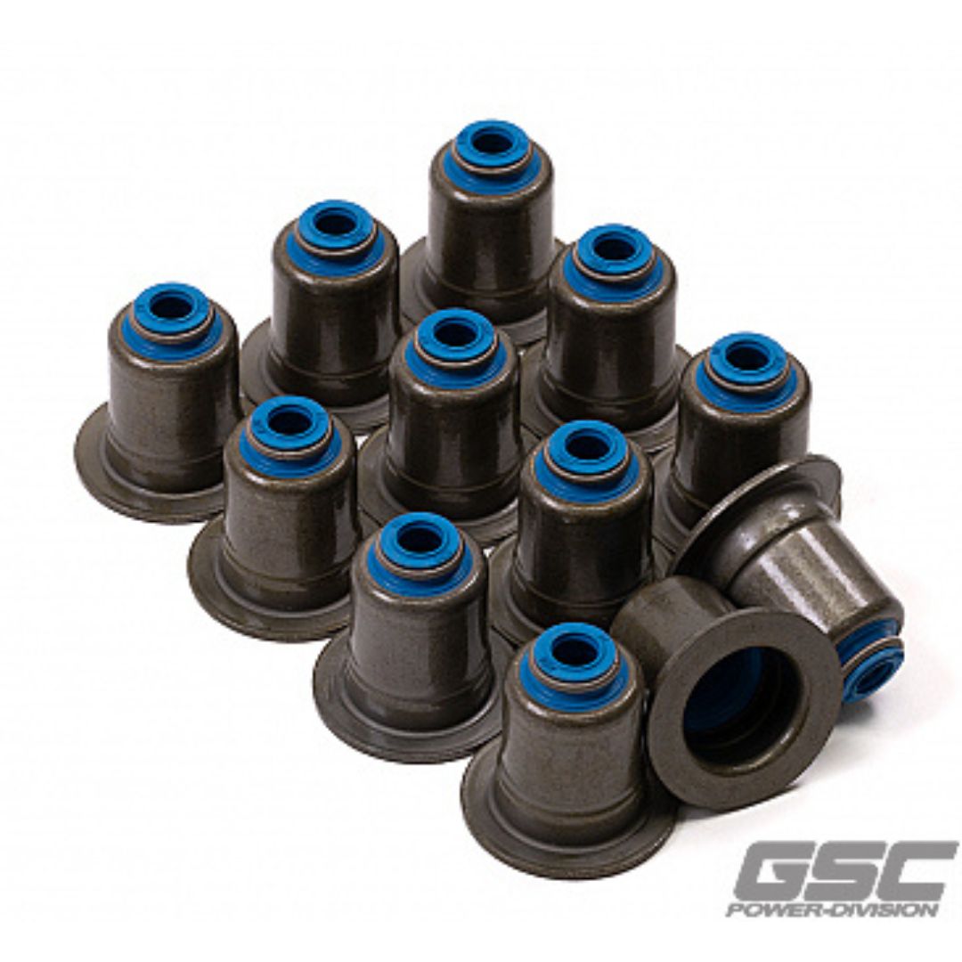 GSC P-D Toyota Supra/BMW B58/N54/S55/S58 Viton Exhaust Valve Stem Seals - Set of 12 - GSC1089 - GSC General
