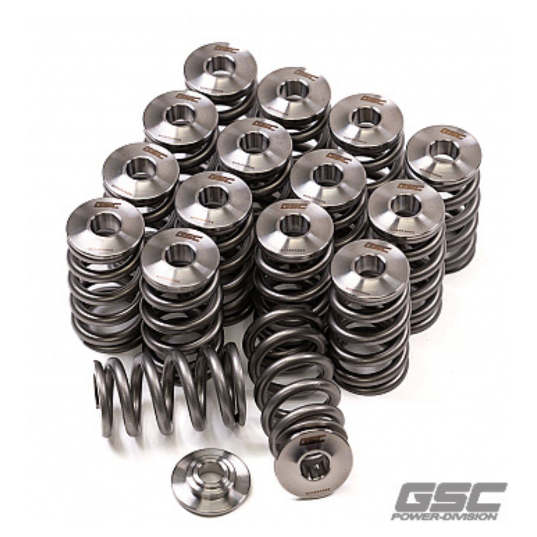 GSC P-D 4B11T / 4B11 Theta Beehive Valve Springs w/ Titanium Retainer Valvetrain Kit (Use factory s - GSC5042 - GSC General