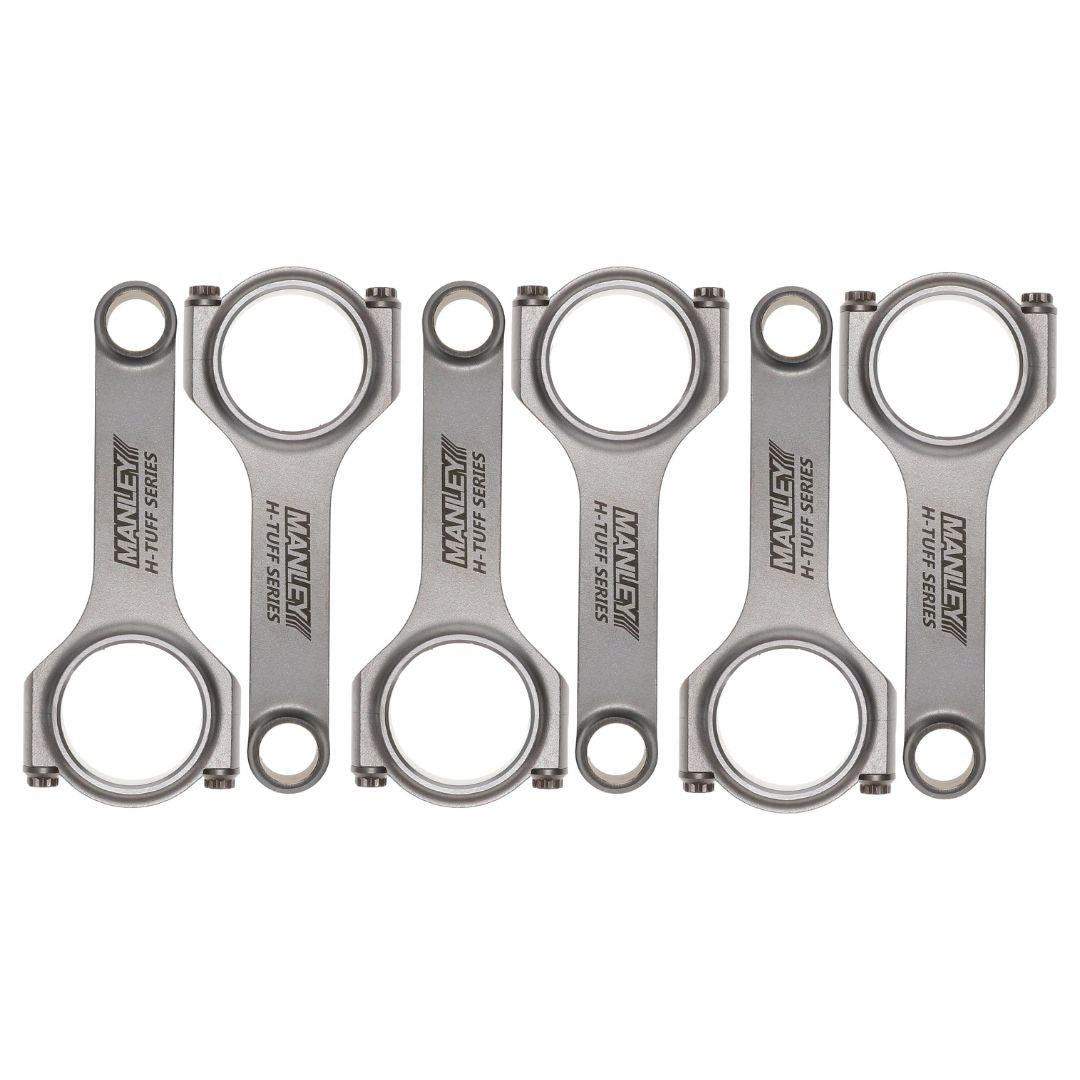 Manley 93-98 Toyota Supra 3.0 2JZ H Beam Connecting Rod Set - 15027-6 - Manley Connecting Rods - 6Cyl