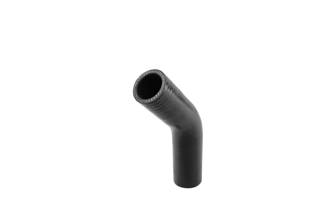 Turbosmart Silicon 45 Degree Silcon Hose Elbow 1.25" (Black) - TS-HE45125-BK