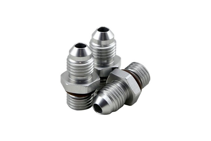 Turbosmart OPR -4 AN Fitting Kit - Silver - TS-0802-1001 - Turbosmart Turbosmart Products