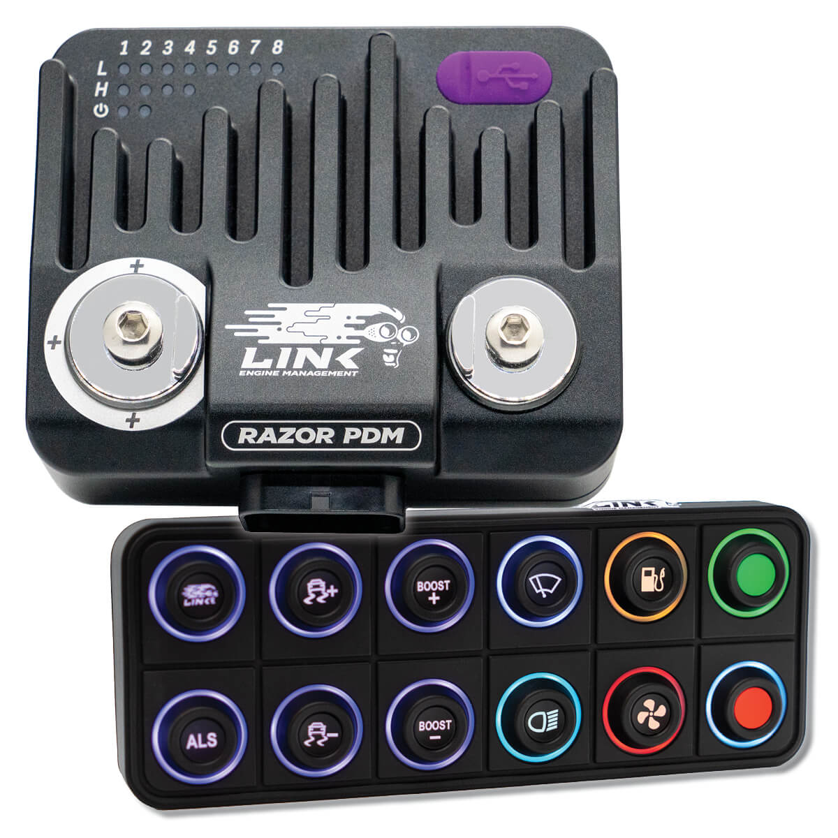Razor PDM Bundle - Razor PDM + 12 Button CAN Keypad - Link ECU ECU's & Accessories
