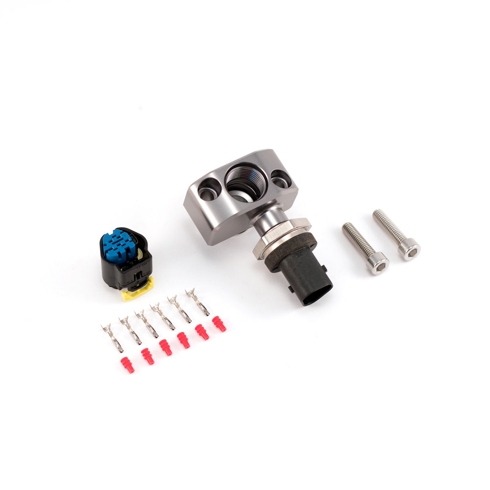 Injector Dynamics F750 Optional Pressure and Temperature Sensor Block - Injector Dynamics Fuel Filter