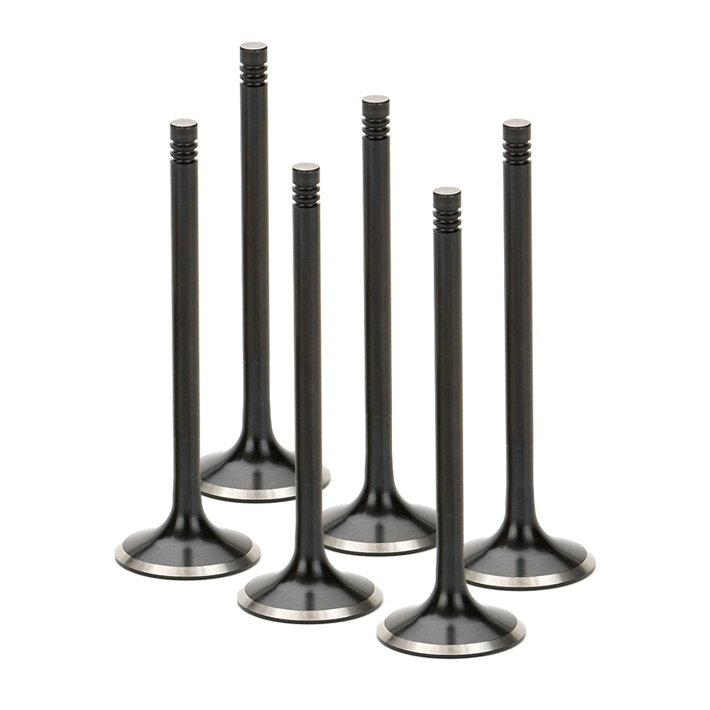 Supertech VW VR6 2.8 lts 34.2x6.95x106.95mm SS Blk. Nitrided Stk. size (SET OF 6) VWEVN-1007-6 - Supertech Head Components