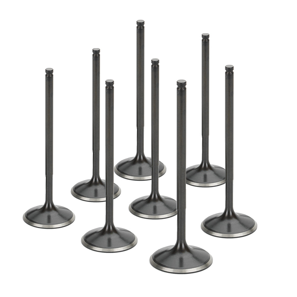 Supertech Nissan CA18DET Intake valve SS/Blk. Nitrided +1mm (SET OF 8) NIVN-1002-8 - Supertech Head Components