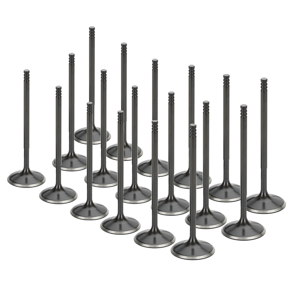 Supertech Audi/VW 1.8/2.7T 5V Intake Valve SS/ Blk. Nitrided (SET OF 18) AIVN-1103-18 - Supertech General