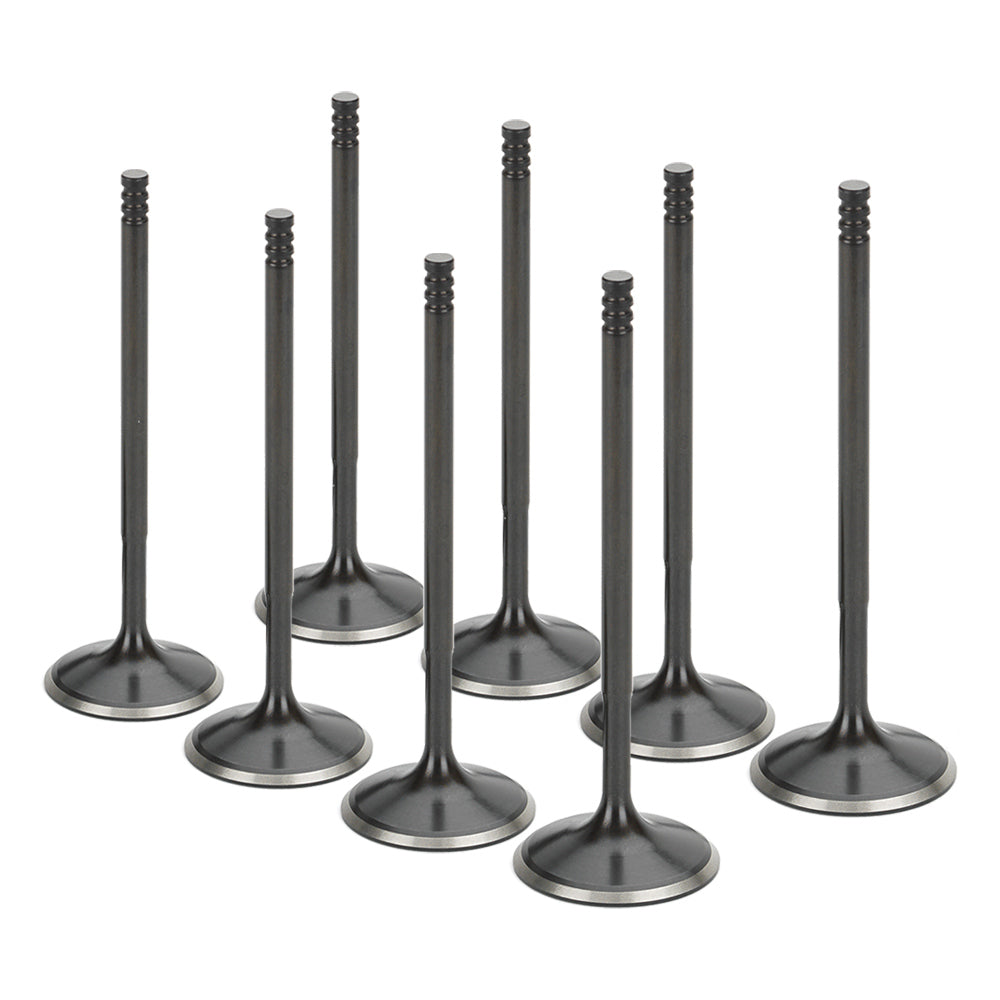 Supertech Opel-Vauxhall C20XE/ C20LET Intake valve +1mm Blk Nitrided(SET OF 8) GIVN-3303F-8 - Supertech General