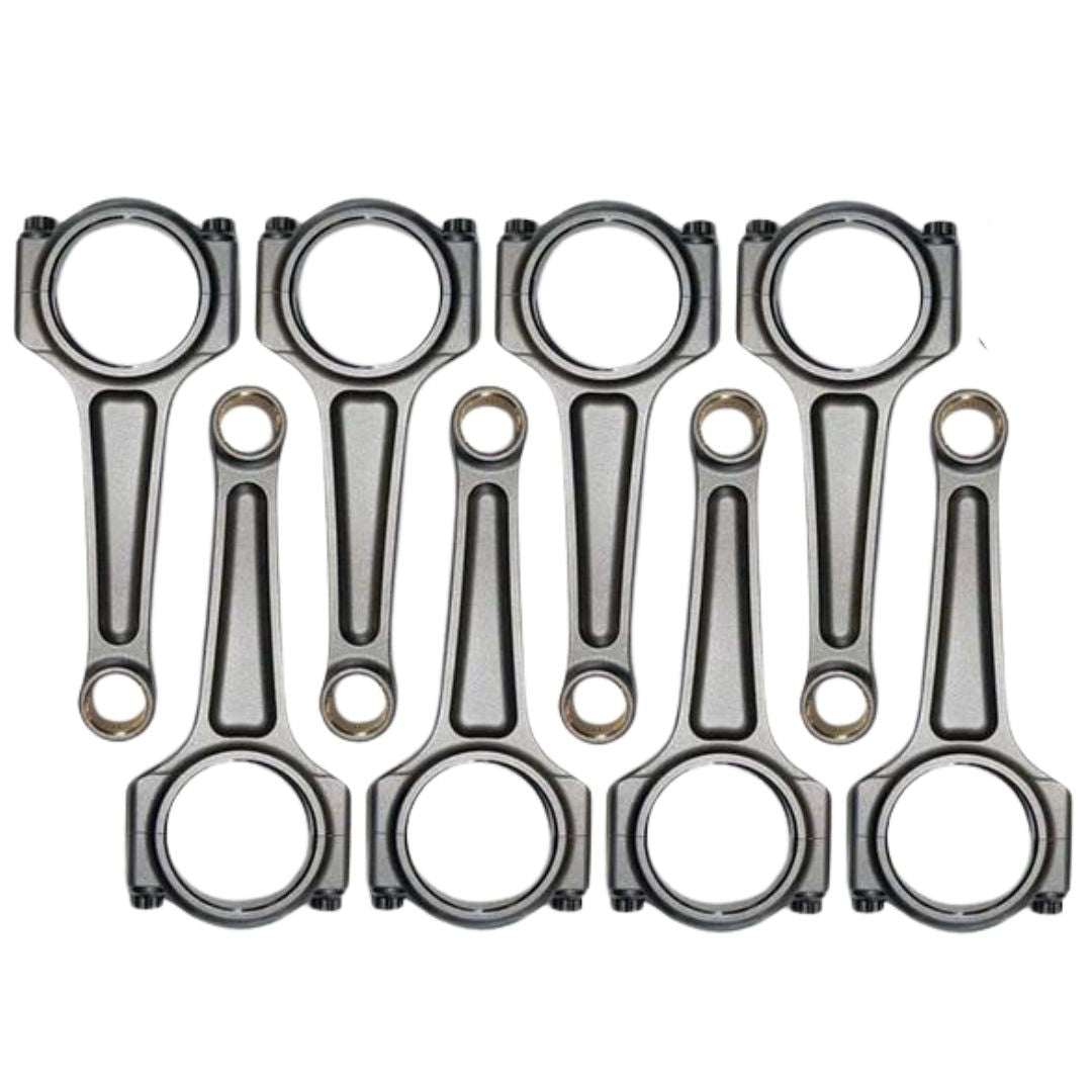 Manley Ford 4.6L Modular/5.0L V-8 22mm Pin Forced Induction Pro Series I Beam Connecting Rod Set - 14518-8 - Manley Connecting Rods - 8Cyl