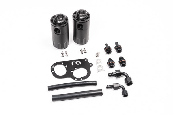 Radium Dual Catch Can Kit, Lotus 2Zz-Ge, Fluid Lock - 20-0019-Fl - Radium Engine Oil Catch Can Kit