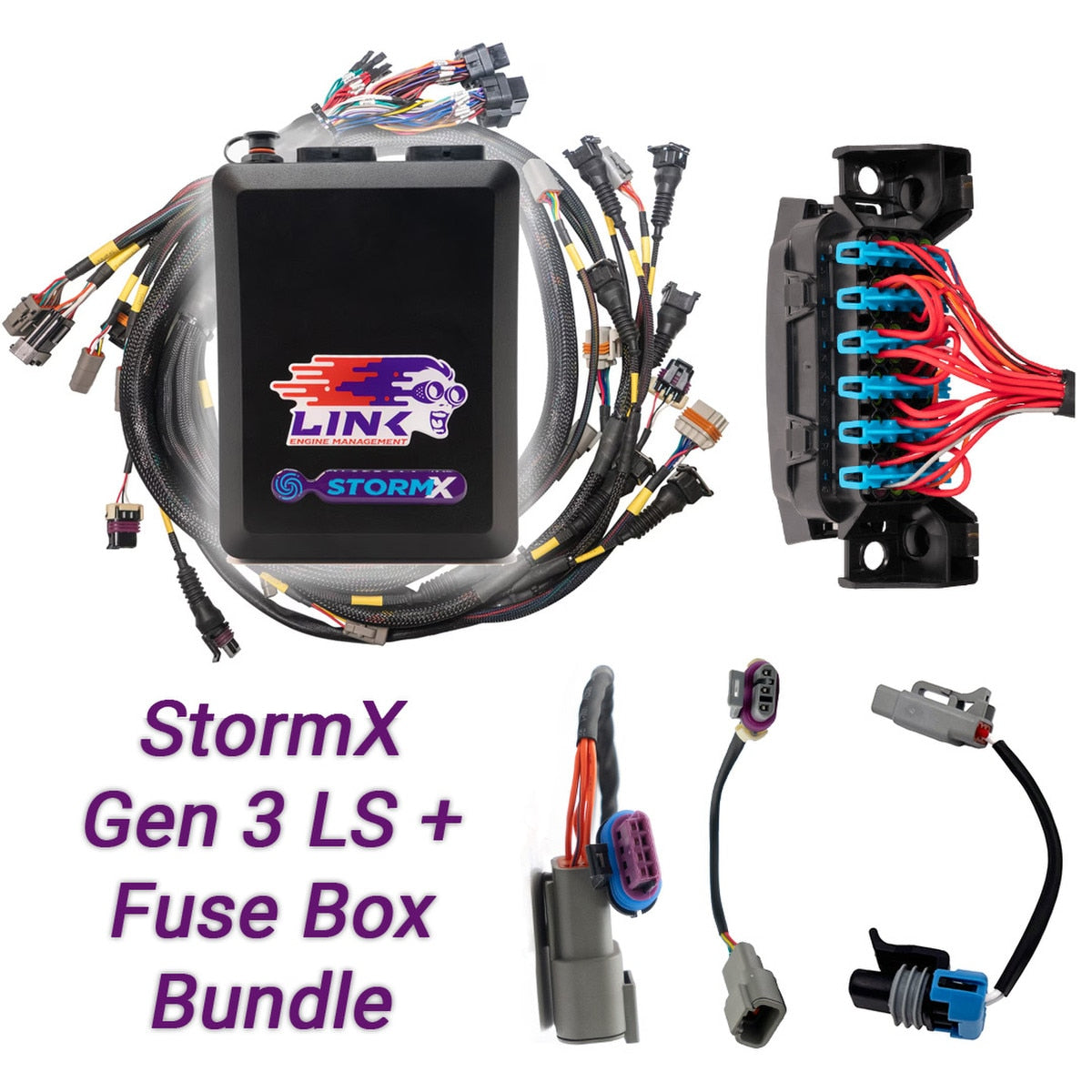 Link  ECU Gen3 LS Bundle - G4X StormX ECU + LS Engine Harness + Fuse Box Bundle