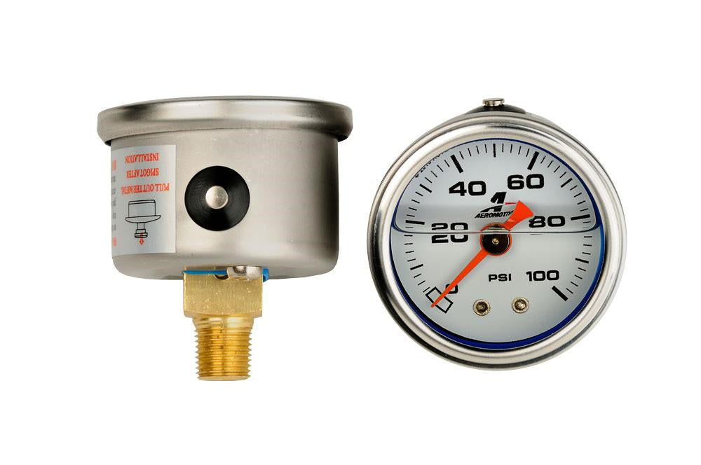 Aeromotive 0-100 psi Fuel Pressure gauge - 15633