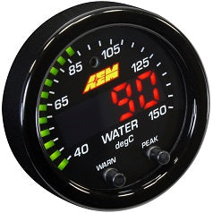 AEM X-Series Water, Oil Temperature Gauge 40-150C - 30-0302