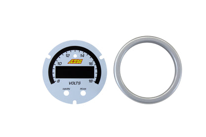 AEM X-Series Volts Gauge 8-18V - 30-0303