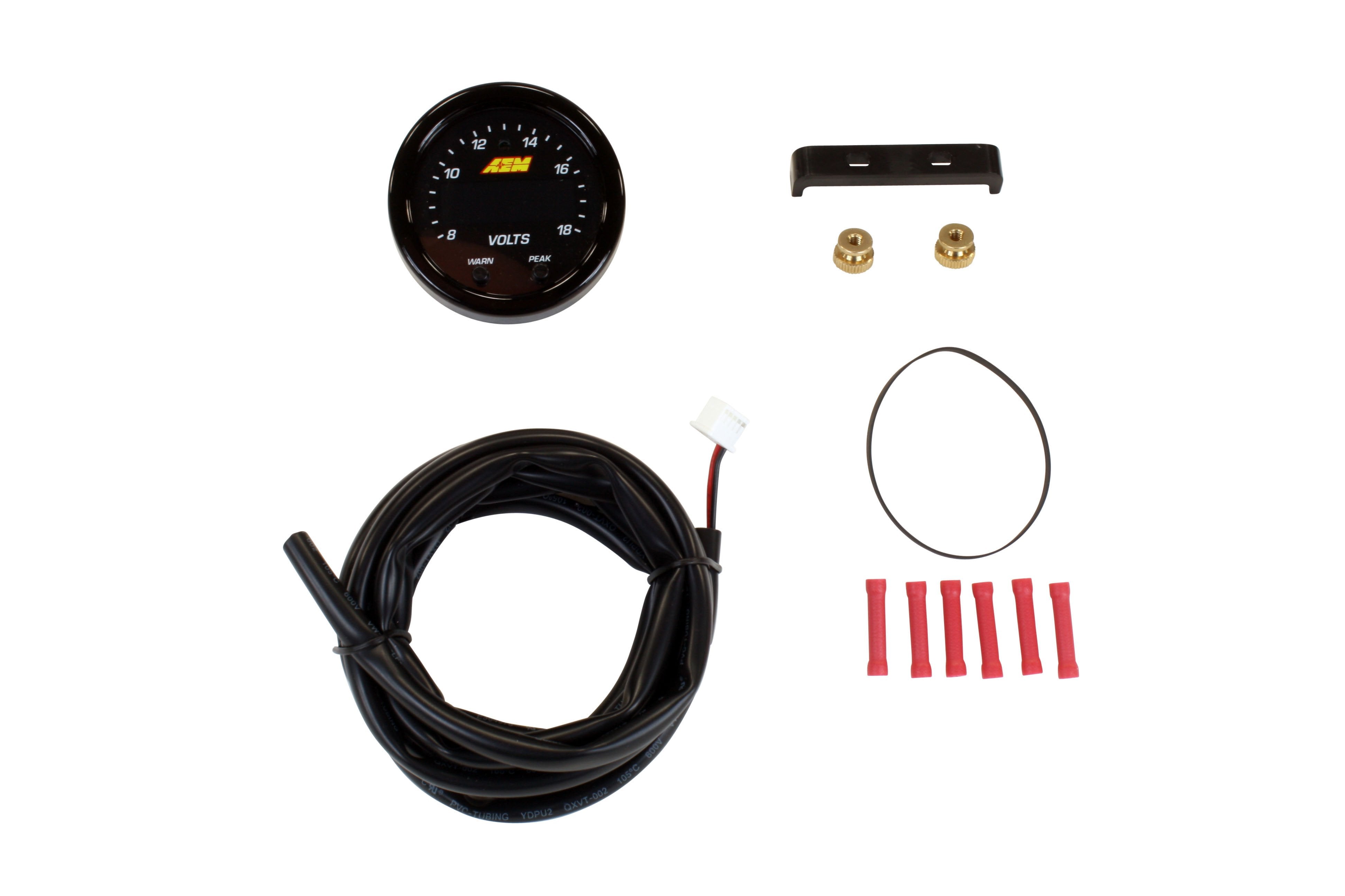 AEM X-Series Volts Gauge 8-18V - 30-0303