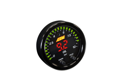 AEM X-Series Oil Pressure Gauge 0-150psi / 0-10bar - 30-0307