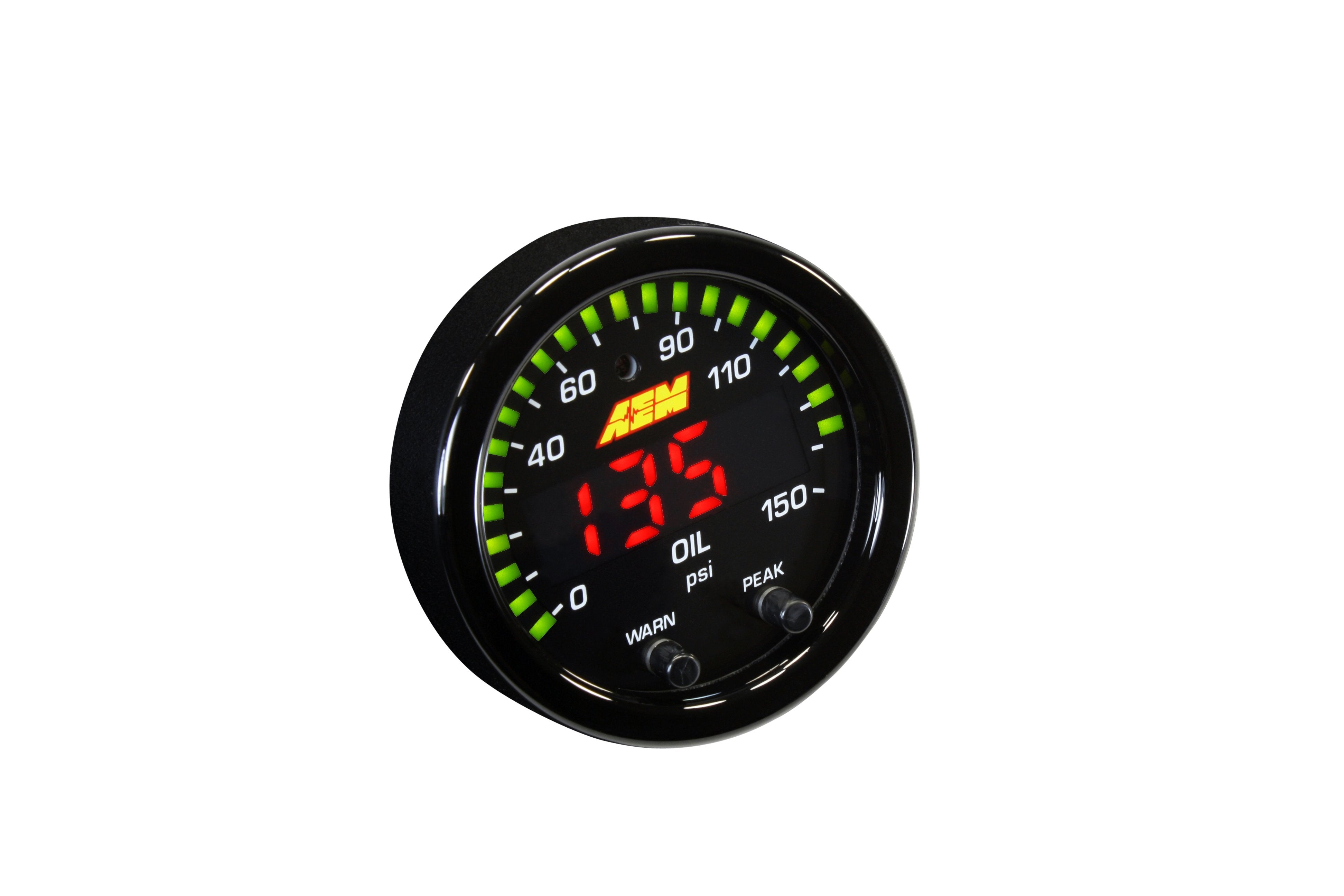 AEM X-Series Oil Pressure Gauge 0-150psi / 0-10bar - 30-0307