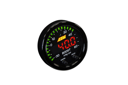 AEM X-Series 60PSI / 4BAR Boost Display Gauge - 30-0308