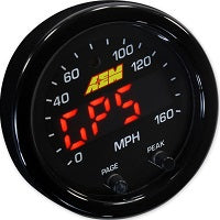 AEM X-Series Digital GPS Speedometer for AEM Infinity & Other ECUs - 30-0313