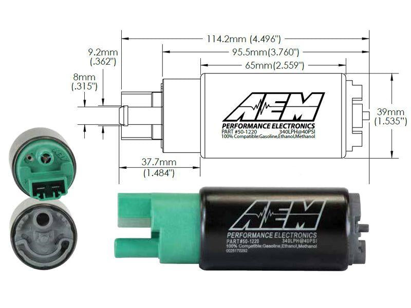 AEM E85 High Flow In-Tank Fuel Pump - 50-1220