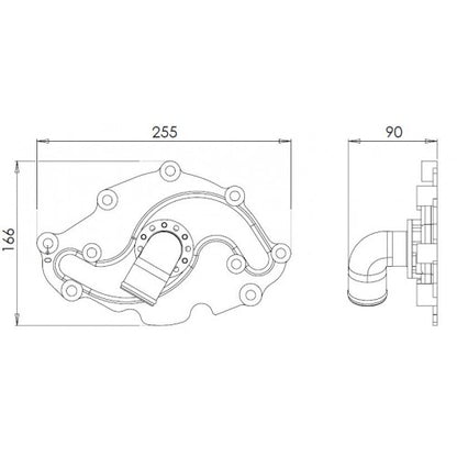 Davies Craig Ford Windsor (Early) EWP Block Adapter - DC8640