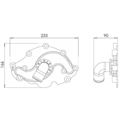 Davies Craig Ford Windsor (Early) EWP Block Adapter - DC8640