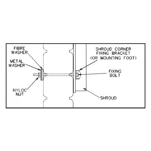 Davies Craig Universal Single Fan Mounting Kit (24V) - DC1001