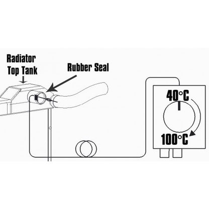 Davies Craig Thermatic® Fan Switch (Mechanical) plus Relay (suit Air Con) (12V & 24V) - DC0404