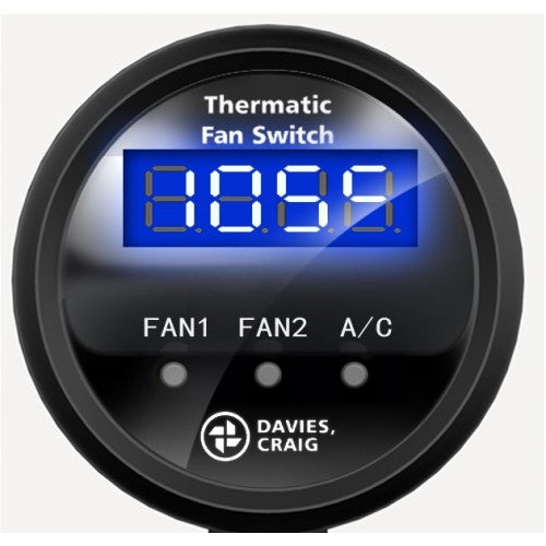Davies Craig Digital Gauge Thermatic Fan & EWP Switch Kit - DC-0500