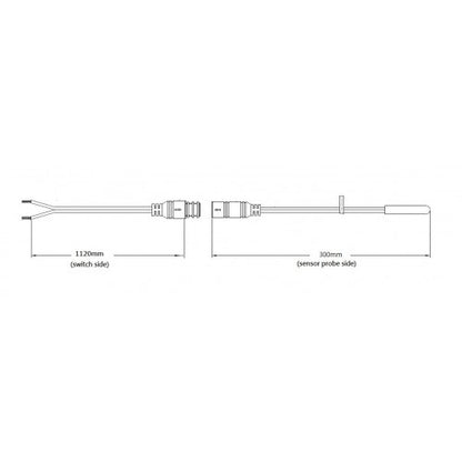 Davies Craig, Digital Thermatic Fan Switch With 1/4" NPT Sensor, - DC-0445