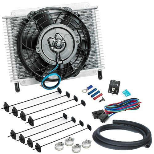 Davies Craig Transmission Oil Cooler 23 Plate & 8" Fan Combo 12V - DC0698