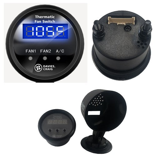 Davies Craig Digital Gauge Thermatic Fan & EWP Switch Kit - DC-0500