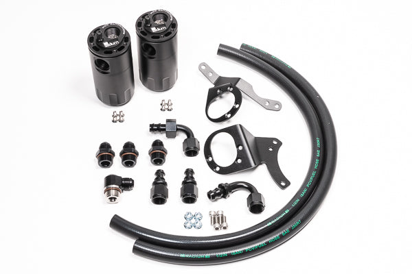 Radium Dual Catch Can Kit, 15-17 Mustang GT, Fluid Lock - 20-0325-Fl - Radium Engine Oil Catch Can Kit