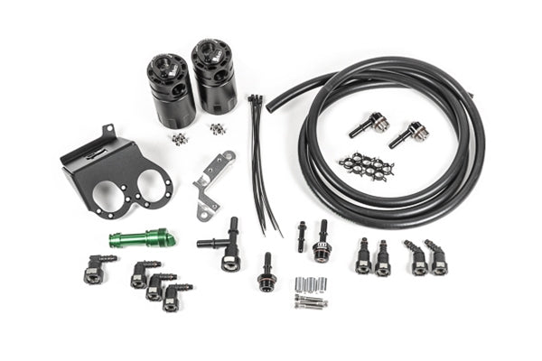 Radium Dual Catch Can Kit 15-19 Corvette Z06 Fluid Lock - 20-1186-Fl