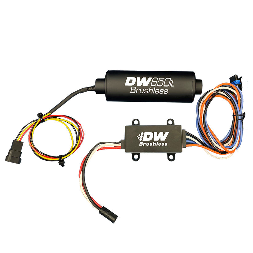 Deatschwerks DW650iL Brushless In-line Fuel Pump W/2-Speed Controller