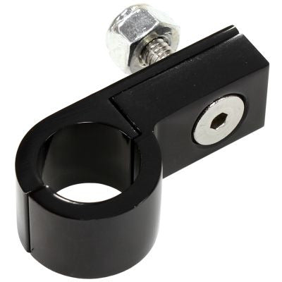 Aeroflow Billet Aluminium P-Clamp 1/4" (6.3mm) Black Finish - AF157-04BLK