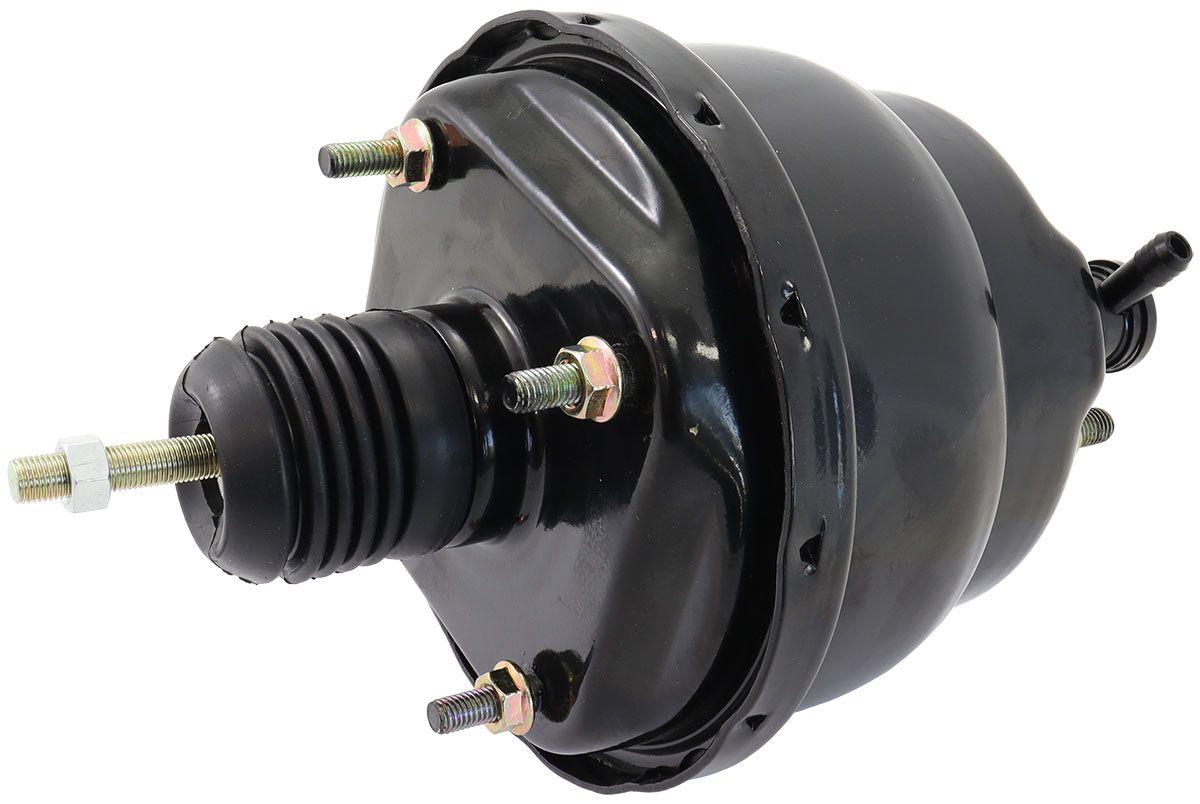 Aeroflow GM 7" Brake Booster Black Finish Dual Diaphram - AF300-105BLK