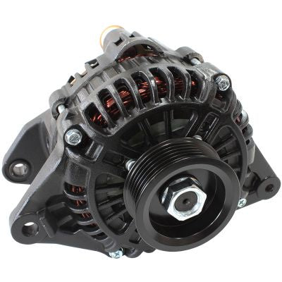 Aeroflow 150amp Mitsubishi 4G63 Alternator Black Finish - AF4275-1500