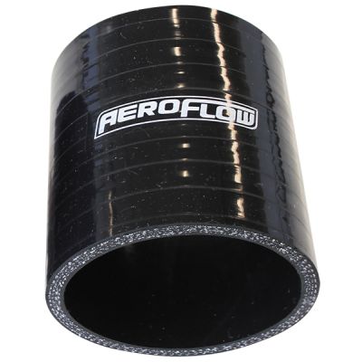 Aeroflow Gloss Black Straight Silicone Hose 2-1/2" (63mm) I.D - AF9201-250